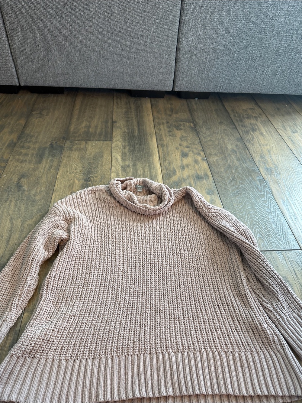 aerie Blush Cream Turtleneck Sweater